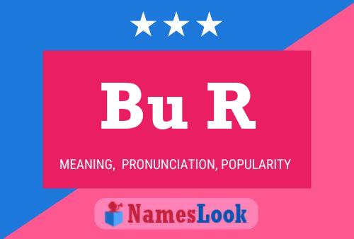 Bu R Name Poster