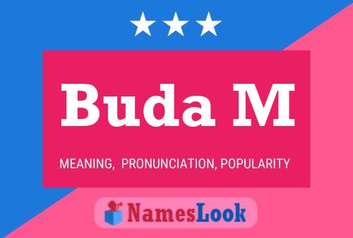 Buda M Name Poster