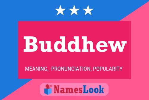 Buddhew Name Poster