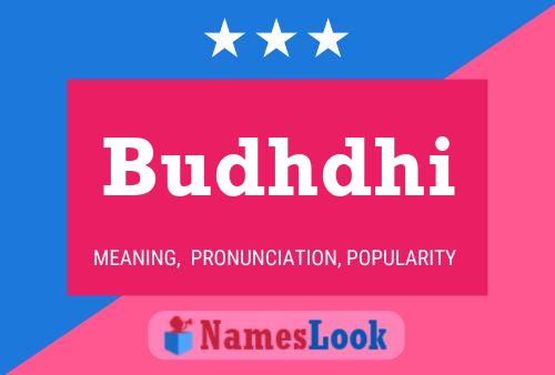 Budhdhi Name Poster