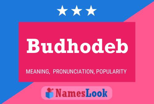 Budhodeb Name Poster