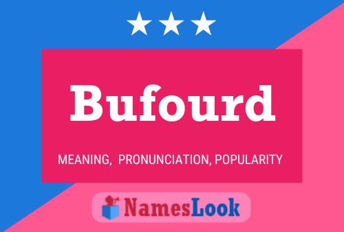 Bufourd Name Poster