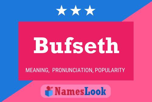 Bufseth Name Poster