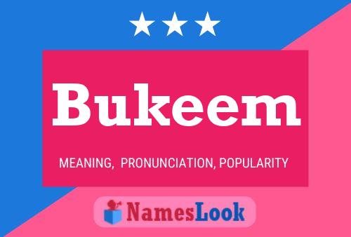 Bukeem Name Poster