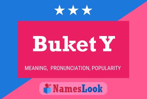 Buket Y Name Poster