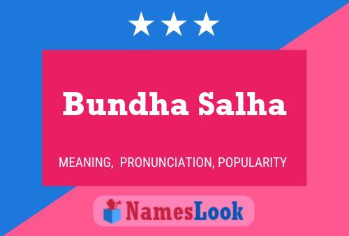 Bundha Salha Name Poster