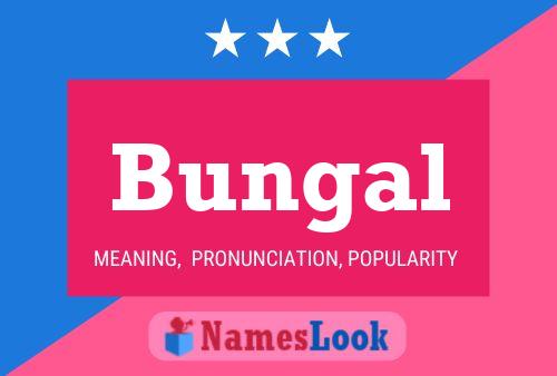 Bungal Name Poster