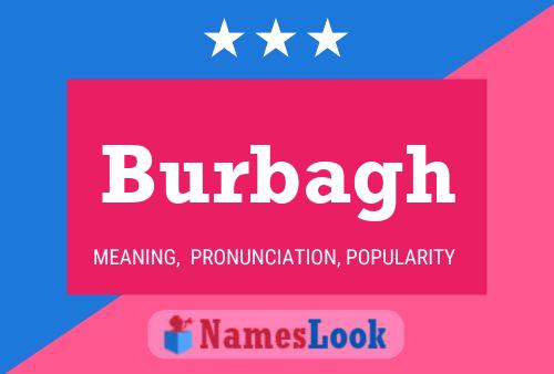 Burbagh Name Poster