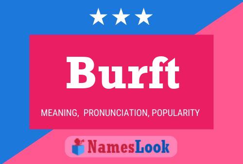 Burft Name Poster