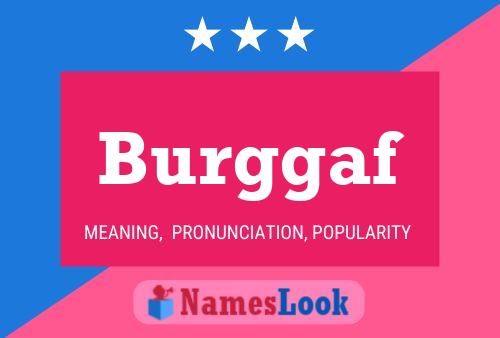 Burggaf Name Poster