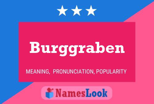 Burggraben Name Poster