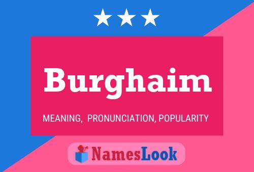 Burghaim Name Poster