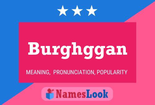 Burghggan Name Poster