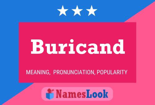 Buricand Name Poster