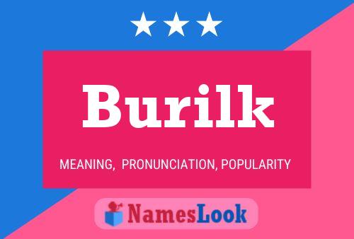 Burilk Name Poster