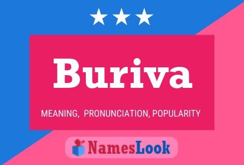 Buriva Name Poster