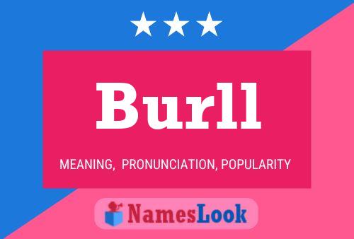 Burll Name Poster