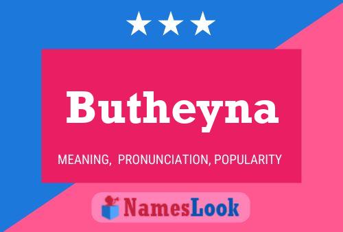 Butheyna Name Poster