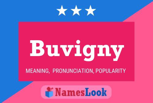 Buvigny Name Poster