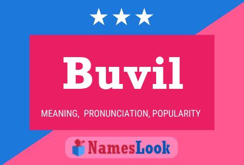 Buvil Name Poster