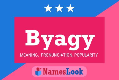 Byagy Name Poster