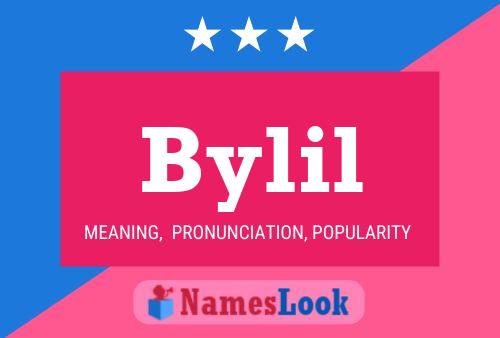 Bylil Name Poster