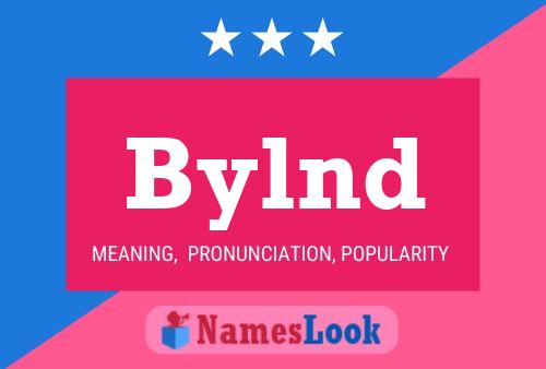 Bylnd Name Poster