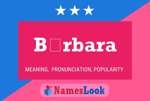 Bárbara Name Poster