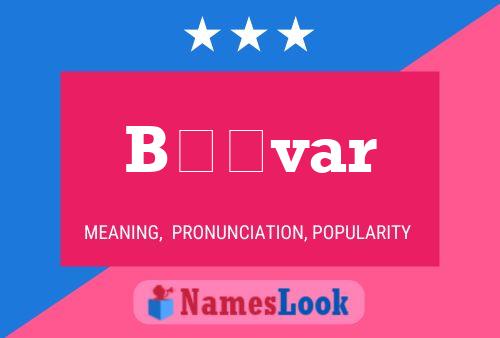 Böðvar Name Poster