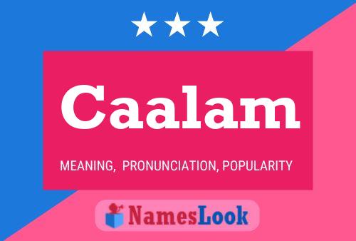 Caalam Name Poster