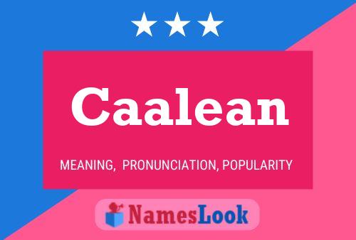 Caalean Name Poster