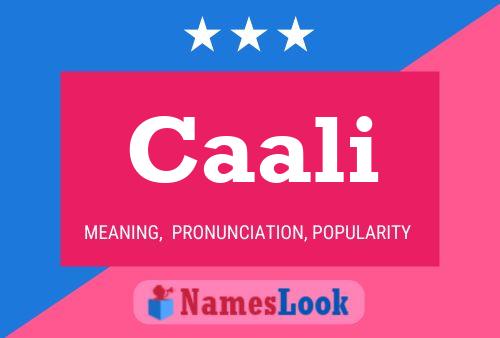 Caali Name Poster