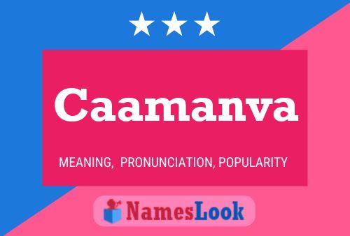 Caamanva Name Poster