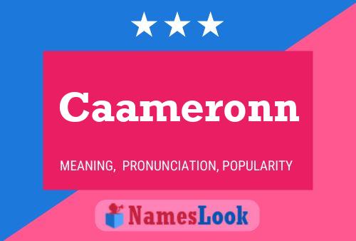 Caameronn Name Poster