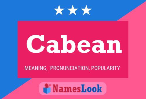 Cabean Name Poster