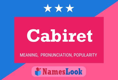 Cabiret Name Poster