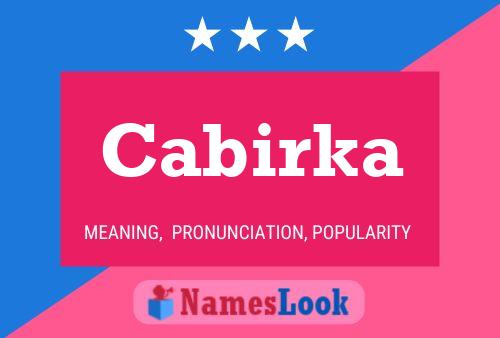 Cabirka Name Poster