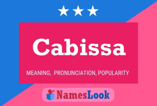 Cabissa Name Poster