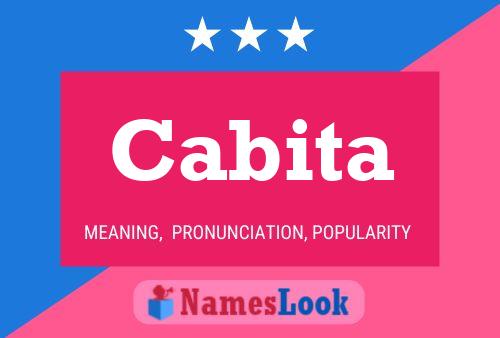 Cabita Name Poster