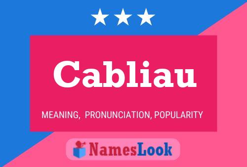 Cabliau Name Poster