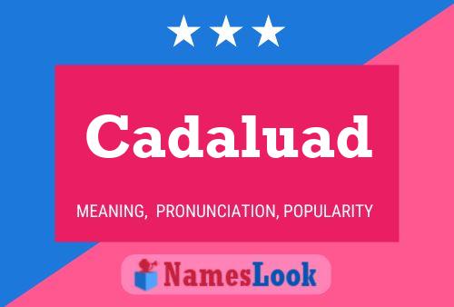 Cadaluad Name Poster