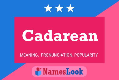 Cadarean Name Poster