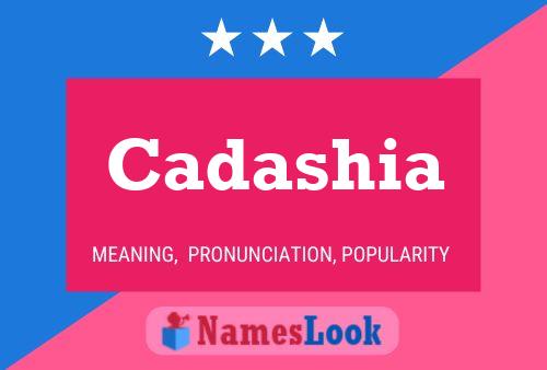 Cadashia Name Poster