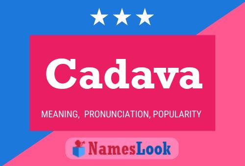 Cadava Name Poster