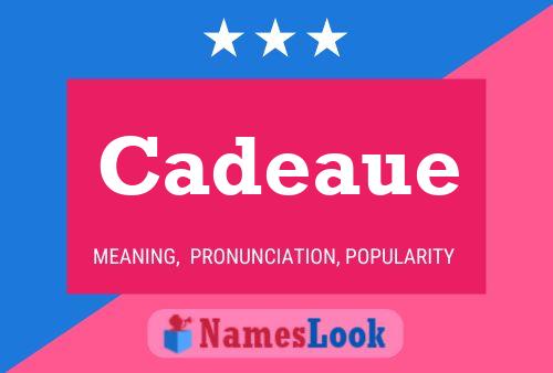 Cadeaue Name Poster