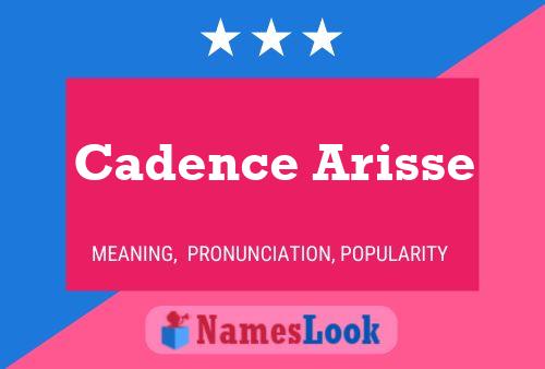 Cadence Arisse Name Poster