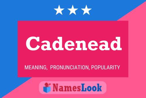 Cadenead Name Poster