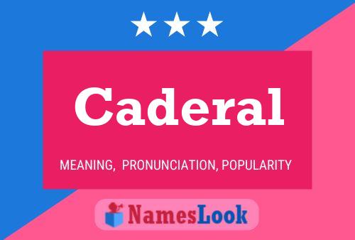 Caderal Name Poster