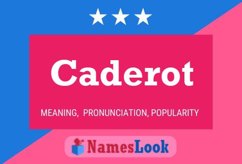 Caderot Name Poster