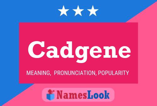 Cadgene Name Poster